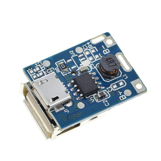 CentIoT - 134N3P 5V Step-Up Module Lithium Battery Charging Protection Board - Boost Converter with LED Indicator - for DIY Power Bank