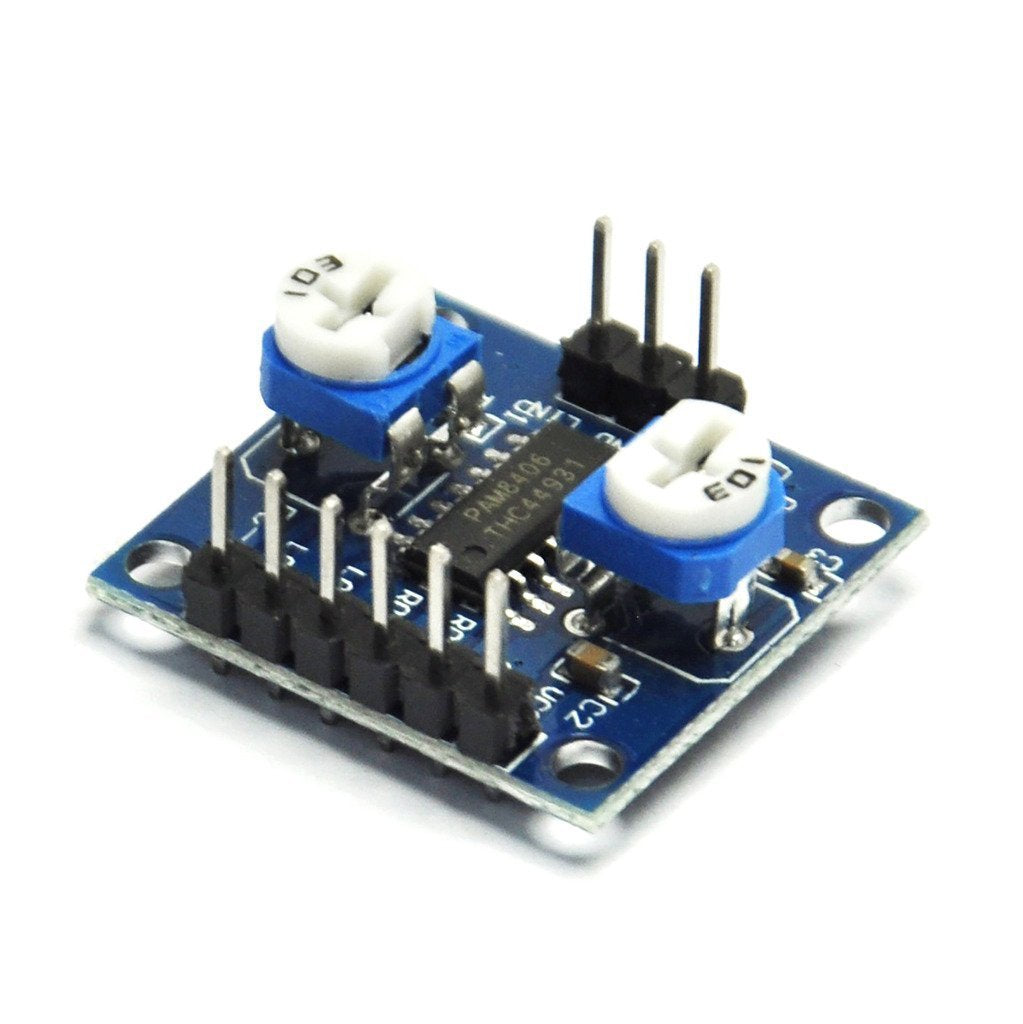 CentIoT - PAM8406 2 x 5W - 2 Channels 5W dual channel stereo mini Class D Digital Audio Power Amplifier Board USB DC 5V - with Volume Control Potentiometer